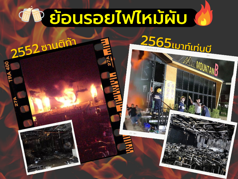ย้อนรอยไฟไหม้ผับ ซานติก้า & Mountain B